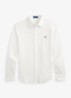 Slim fit overhemd met logo - White / Wit