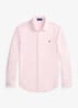 Slim fit overhemd met logo - Carmel Pink/White-2WQF