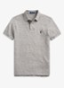 Slim fit polo van piqué katoen met logoborduring - Canterbury Heather / Grijs