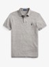 Slim fit polo van piqué katoen met logoborduring - Canterburry Heather / Grijs