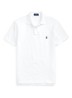 Slim fit polo van piqué katoen met logoborduring - White / Wit