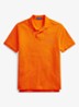 Slim fit polo van piqué katoen - Sailing Orange / Oranje