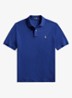 Slim fit polo van piqué katoen - Fall Royal / Blauw