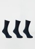 Sokken met logoborduring in 3-pack - Blauw