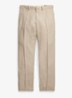 Straight fit chino in linnenblend - Madison Tan/Multi