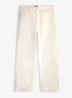 Straight fit chino met steekzakken - Deckwash White / Wit