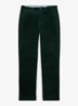 Straight fit chino van corduroy met stretch - College Green / Donkergroen