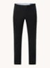 Straight fit gewassen chino met stretch - Polo Black / Zwart