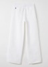 Straight fit joggingbroek met logo - Wit