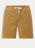 Straight fit korte broek van corduroy - Despatch Tan / Khaki