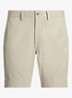 Straight fit korte chino met stretch - Khaki Tan / Beige