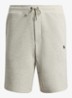 Straight fit korte joggingbroek met logo en steekzakken - Lichtbruin