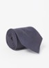 Stropdas van zijde met stippenprint  - Navy/White