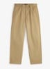 Suffield relaxed fit chino met plooidetail - Khaki Hill / Khaki