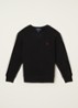 Sweater met logoborduring - Zwart
