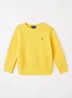 Sweater met logoborduring - Beige