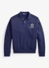 Sweater met polokraag en logo - Dark Cobalt / Donkerblauw