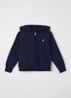Sweatvest met capuchon - Donkerblauw