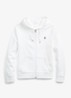 Sweatvest met steekzakken en logoborduring - White / Wit