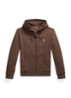 Sweatvest met steekzakken en logoborduring - Nutmeg Brown Heather