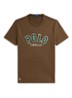 T-shirt met logo - York Brown / Bruin