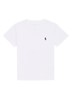 T-shirt met logoborduring - Wit