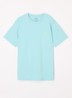 T-shirt met logoborduring - Mint