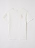 T-shirt met logoborduring - Wit