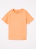 T-shirt met logoborduring - Oranje