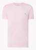 T-shirt met logoborduring - Garden Pink / Roze