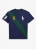 T-shirt met logoborduring - Newport Navy / Donkerblauw
