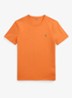 T-shirt met logoborduring - Bedford Orange/C5190-46XA