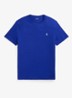 T-shirt met logoborduring - Classic Azure / Blauw