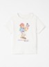 T-shirt met print - Gebroken wit