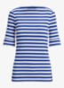 T-shirt met streepprint - Blauw