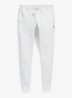 Tapered fit joggingbroek met logoborduring - White / Wit