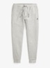 Tapered fit joggingbroek met logoborduring - Lt Sport Heather / Grijsmele