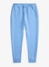 Tapered fit joggingbroek met logoborduring - Chatham Blue