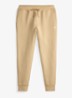 Tapered fit joggingbroek met logoborduring - Vintage Khaki / Khaki