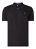 The Earth regular fit polo vervaardigd uit gerecycled plastic - Black