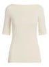 Top met boothals - Creme