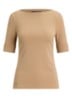Top met boothals - Lauren Camel / Beige