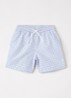 Travlr zwemshorts met logo - Blauwgrijs