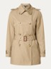 Trenchcoat met ceintuur en steekzakken  - Camel