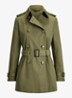 Trenchcoat met ceintuur en steekzakken - Light Agave / Groen