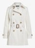 Trenchcoat met ceintuur en steekzakken - Mascarpone Crème / Crème