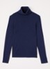 Trui met col - Donkerblauw