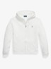 Vest met logoborduring en capuchon - White / Wit