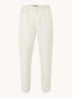 Whitman Relaxed fit geplooide chino broek - Winter Cream / Creme