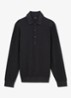 Admiral regular fit polo met ribstructuur - Donkergroen